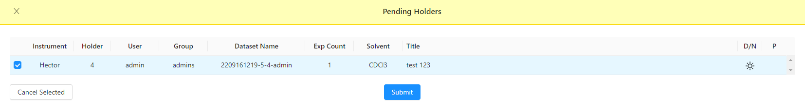 Pending Drawer